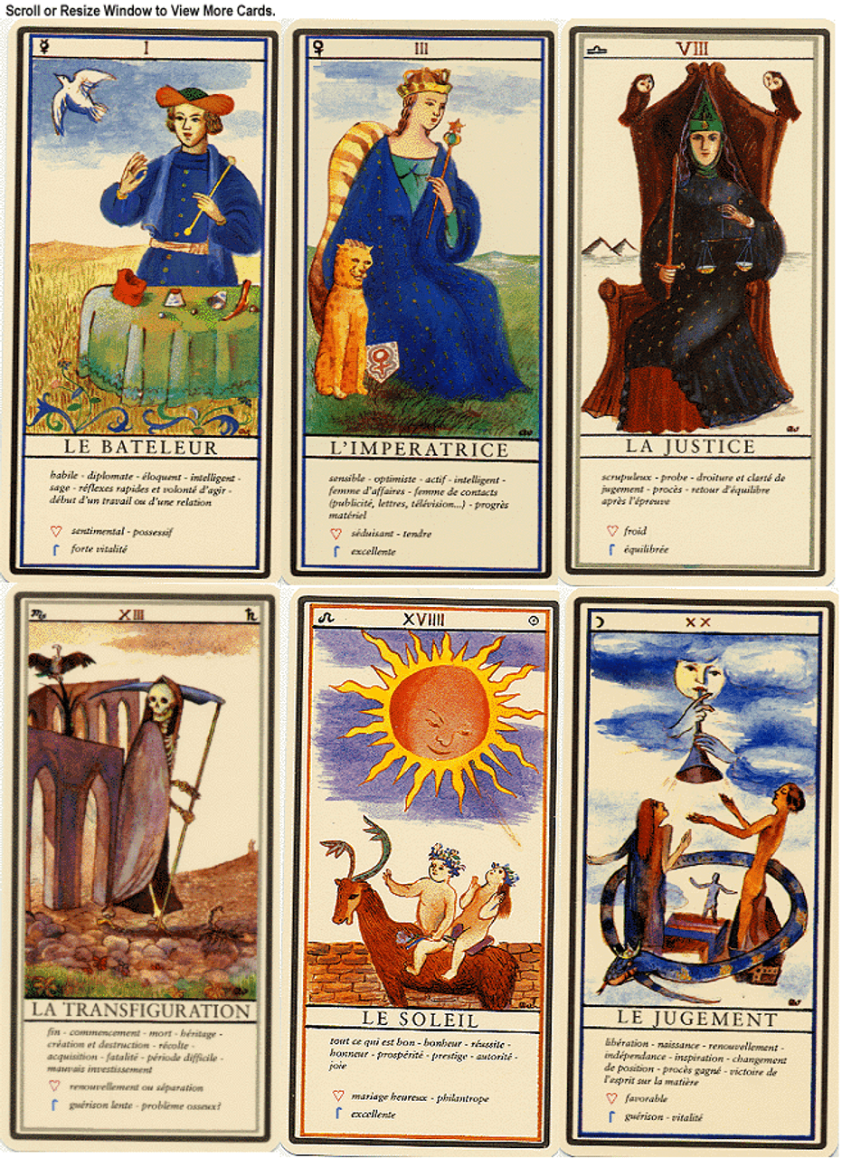 carte tarot amerindien